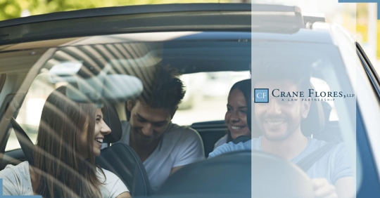 young individuals in a car