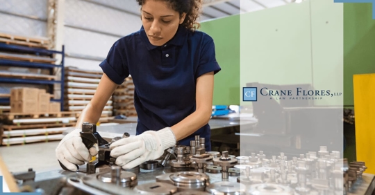 Worker manufacturing items