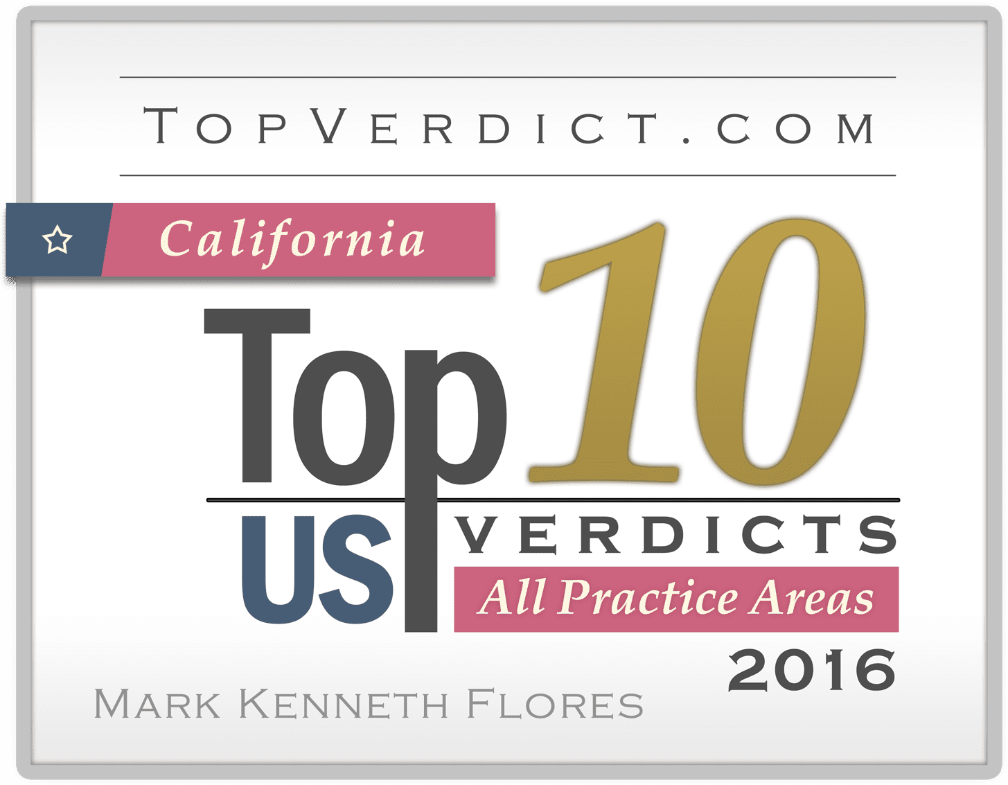 CA Top 10 US Verdicts 2016